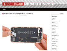 Tablet Screenshot of blitterandtwisted.com